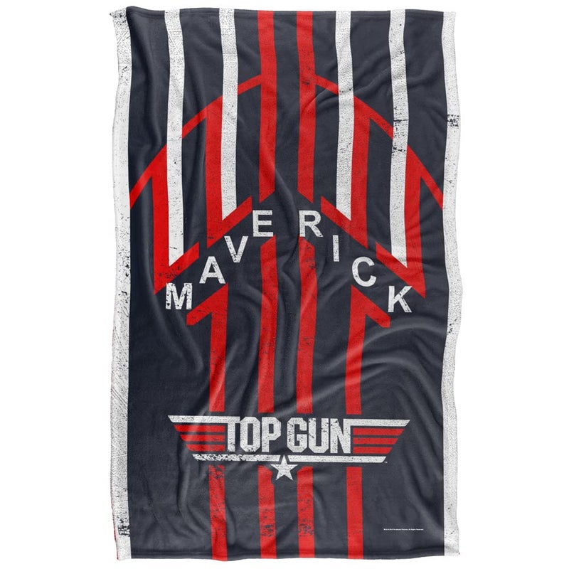 Trevco Top Gun Maverick Silky Touch Super Soft Throw Blanket 36" x 58" - Image 2